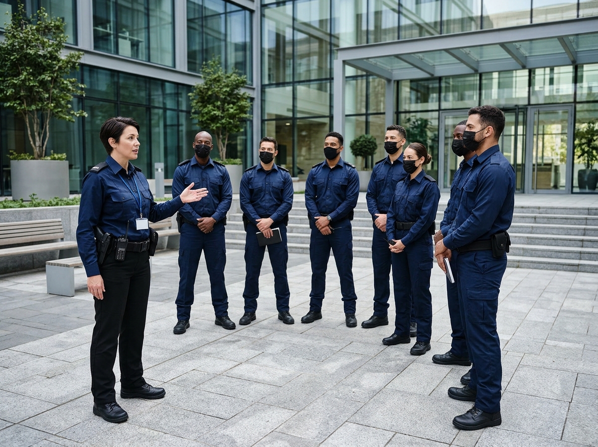 City Gate Security Supervisor Inspection